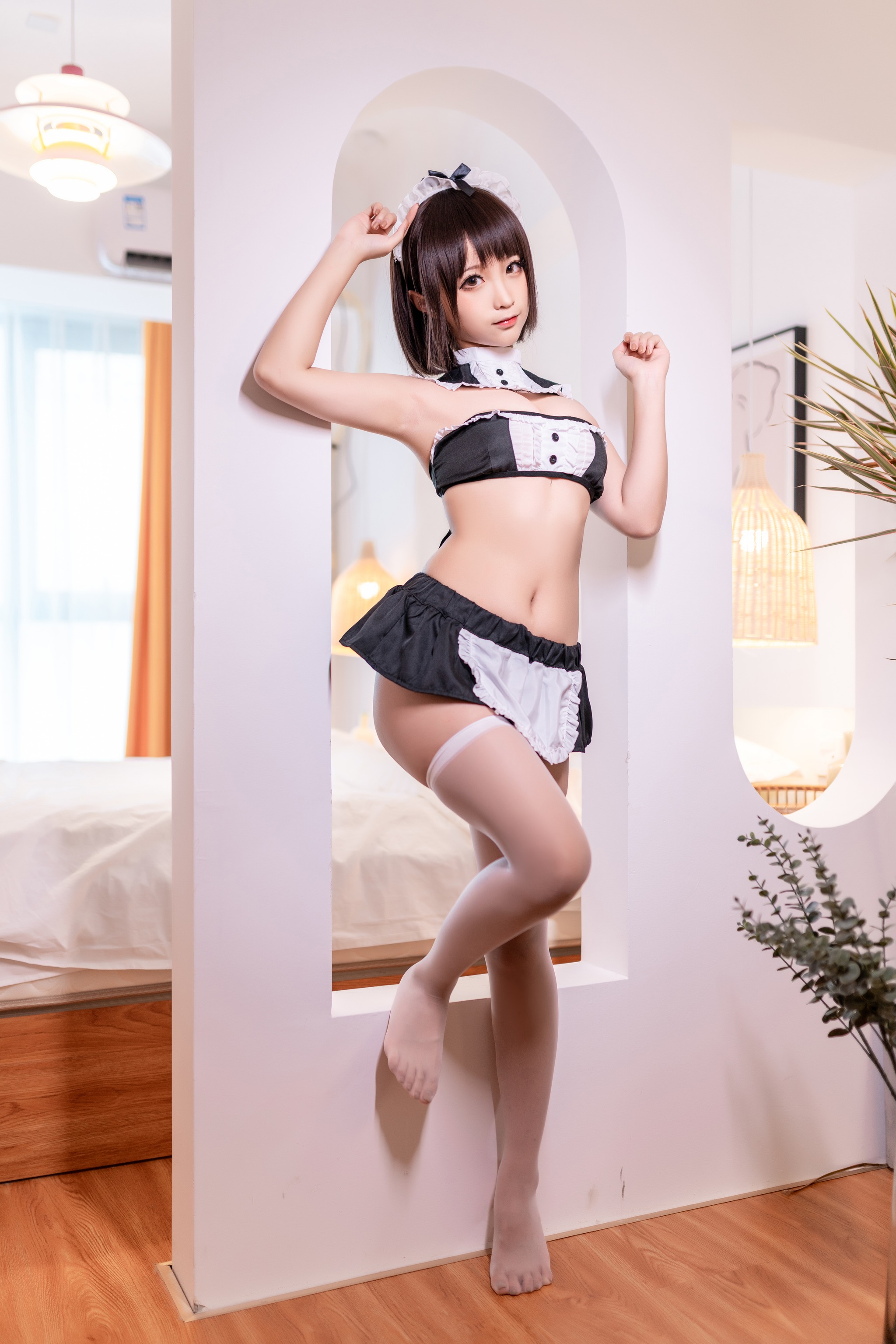 蠢沫沫 – NO.185 沫沫真爱版 撩汉女仆 [40P]-XikXak